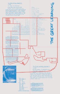 LPAPLACO Wild Up Designed Program Cover Page with Overlaid Text Images and Floor Plan