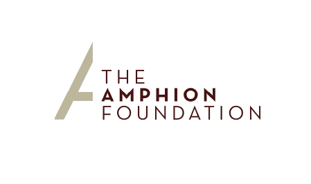 funder 8 amphion Wild Up Logo for the Amphion Foundation a Stylized Beige 'a' Beside Maroon Text Reading 'the Amphion Foundation' on a Green Background